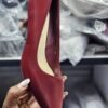 Fashion PU Leather High Heels Women Pumps Pointed Toe Work Pump Stiletto Woman Shoes Wedding Shoes Office Career Elegant Pum